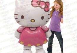 шарики с гелием hello kitty 76x127cm