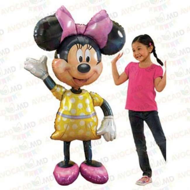 baloane cu heliu minnie mouse bowtique disney 96x137cm