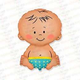 baloane cu heliu baby blue 25''