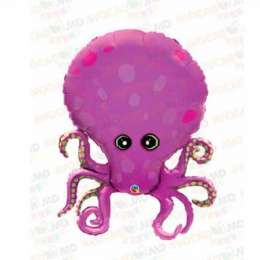 шарики с гелием qualatex octopus 35'' 