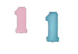 Шар цифра 1 40