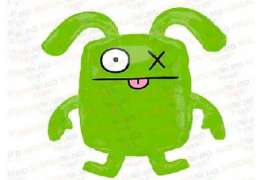шарики с гелием uglydoll green 66x66см