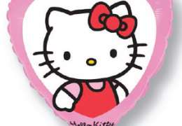 Inima Hello Kitty imbracaminte rosie