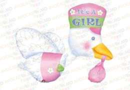 Bundle of Joy Stork - It's a Girl