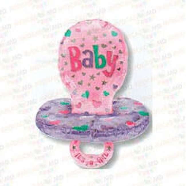 baloane baby pacifier - girl 56x74cm 