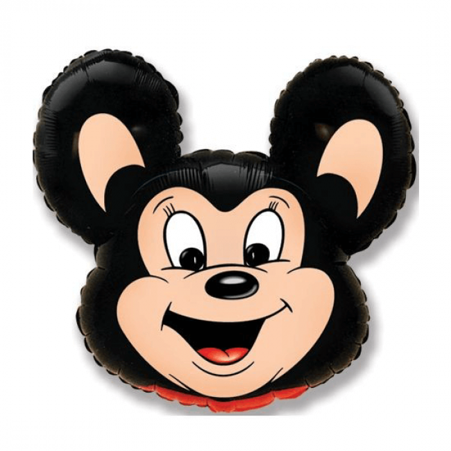 Capul lui mouse negru