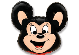 Capul lui mouse negru