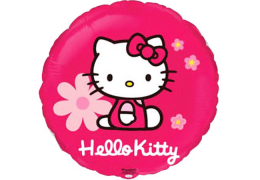 Cerc Hello Kitty cu flori 18 in 45 cm