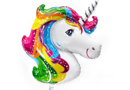 Capul de Unicorn curcubeu