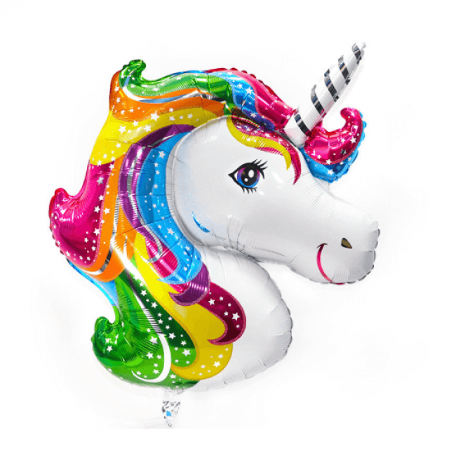 Capul de Unicorn curcubeu