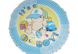 Cerc Its a boy cu bebe si jucarii ​18 in 45 cm