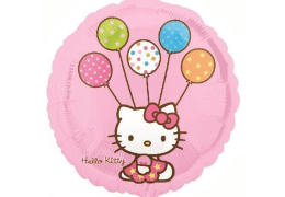 Baloane cu heliu Balon cerc Hallo Kitty 43 cm