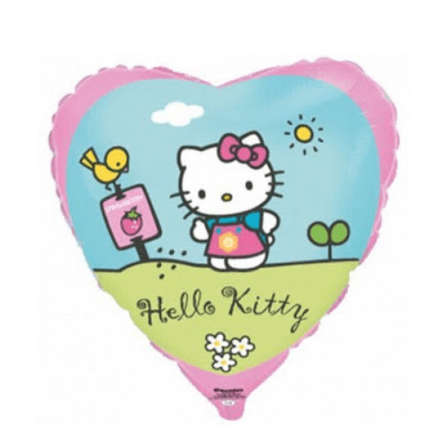 Inima Hello Kitty in livada 18 in 45 cm