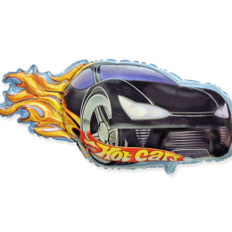 Hot Car masina neagra 43x79 cm