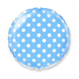 Cerc albastru cu buline 45cm