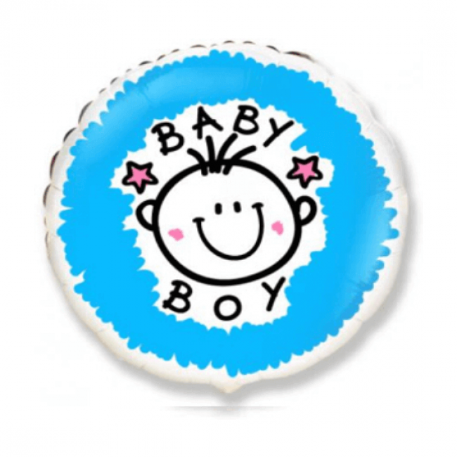 Cerc baby boy baiat 45 cm