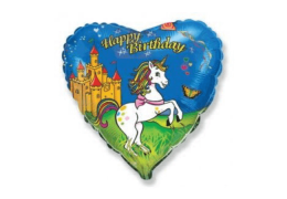 Inima Unicorn Happy Birthday