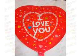 baloane heart i love you print 18'' 