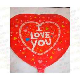 baloane heart i love you print 18'' 