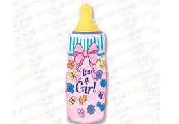 шарики с гелием bottle it's a girl 31'' 