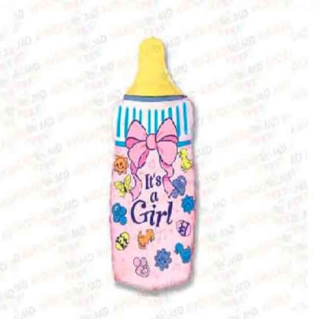 Comanda Baloane cu heliu Bottle It's a Girl 31'' baloane cu heliu bottle it's a girl 31''
