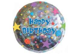 Baloane Happy Birthday Confetti 18''