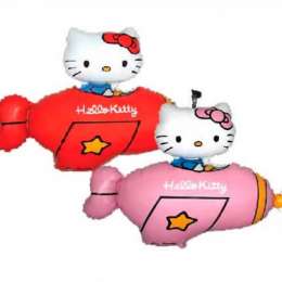 Baloane cu heliu Hello Kitty Airplane 30'' 