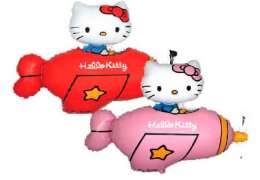 Шарики с гелием Hello Kitty Airplane 30'' 