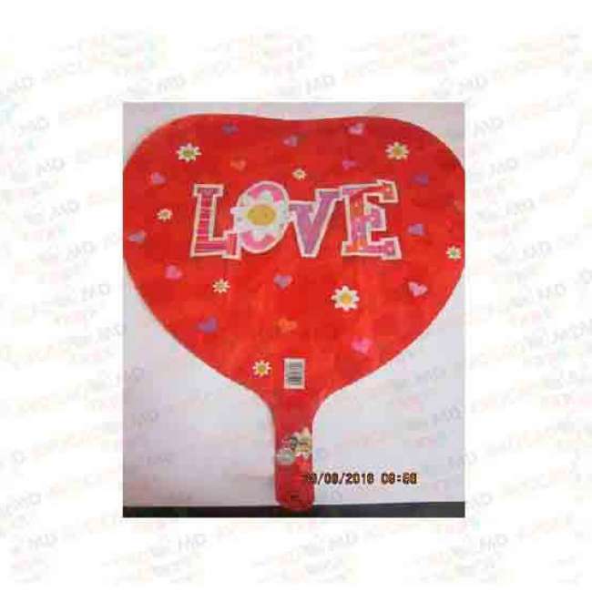 Comanda Baloane  heart red with flowers 18'' 