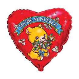 Baloane Love Bear Flowers 18''