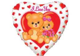 Baloane Love Sweet Bears 18''