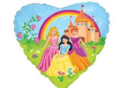 Шарики с гелием Princess Castle 18''