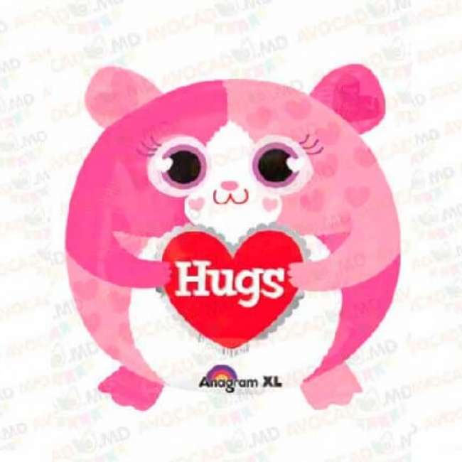 baloane cu heliu hamster hugs 40x45см 