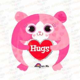 baloane cu heliu hamster hugs 40x45см 