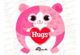шарики с гелием hamster hugs 40x45см 